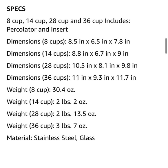 GSI Outdoors Percolator Coffee Pot - Picture 4 of 6